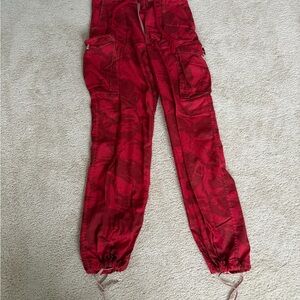Urban Outfitters Vintage Red Camo Pants